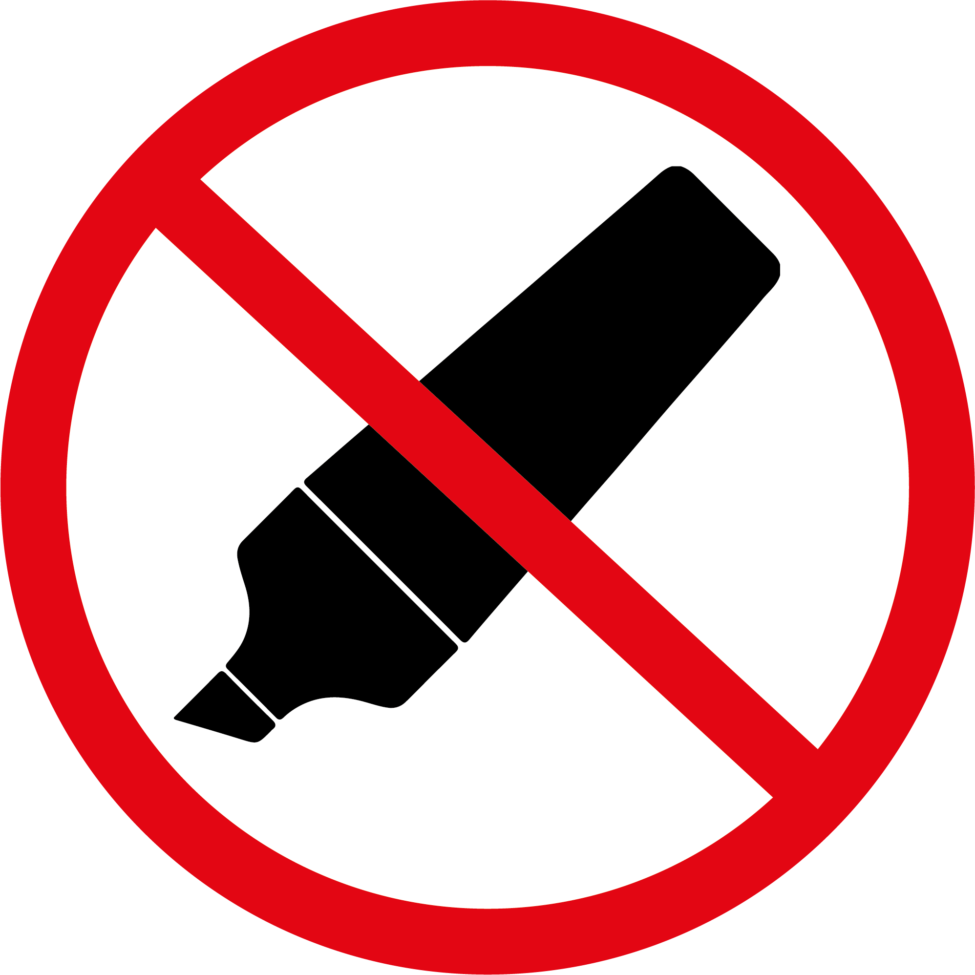 Afraid To Draw At Work - No Bare Feet Clipart (1996x1996)