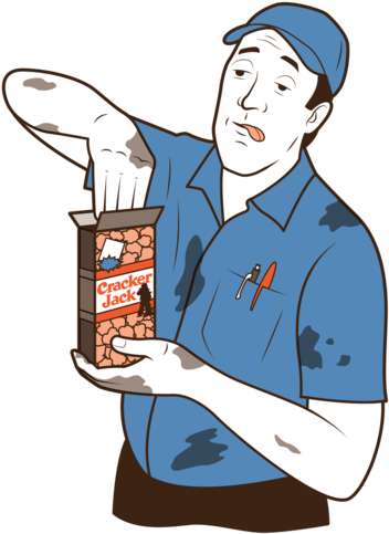 Mraa Boat Dealer Qualities Cracker Jack - Cartoon (500x515)