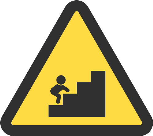 Falls - Suspended Load Safety Sign (500x500)