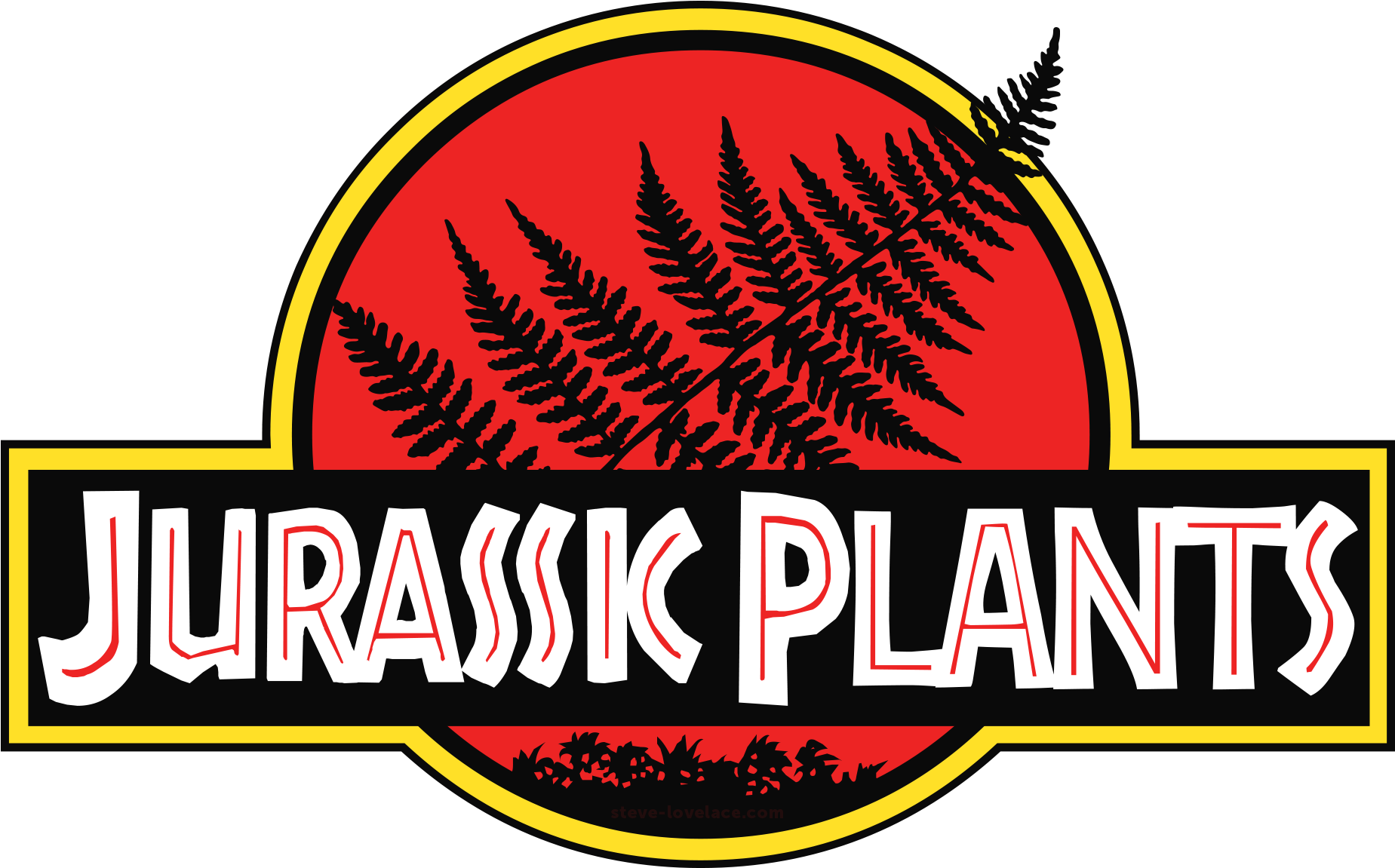 Jurassic Park Logo With Fern - Logo Jurassic Park T Rex (2100x1300)