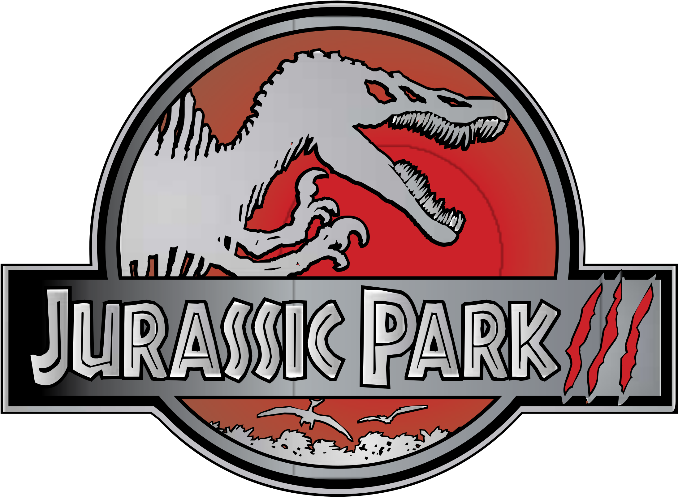 2400 X 2400 9 - Jurassic Park 3 Logo (2400x2400)