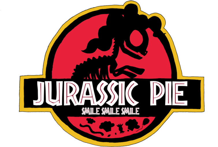Lightdegel, Jurassic Park, Logo, Pinkie Pie, Ponies, - Jurassic Park (800x582)