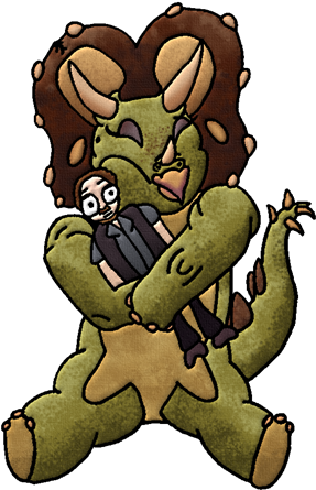 The Silliest Jurassic Park Text Adventure Game Ever - Cartoon (512x512)