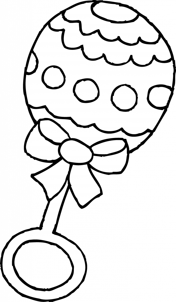 Informative Baby Shower Coloring Pages Print Yelom - Baby Items Coloring Pages (598x1024)