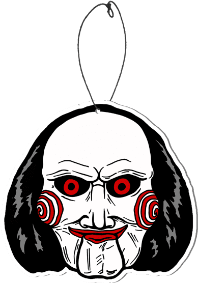 Saw Billy The Puppet Air Fresheners - Saw Doll Drawing (436x639)