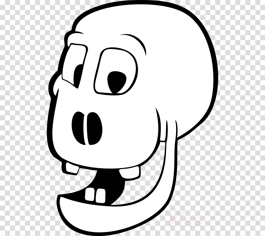 รูป การ์ตูน กะโหลก Clipart Skull Skeleton Clip Art - Ppe Dust Mask Icon (900x800)