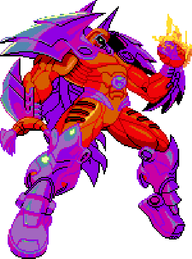 Onslaught - Animated Fantasy Monster Gif (375x505)
