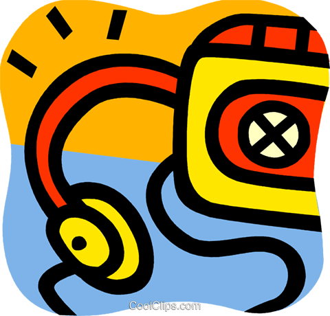 Portable Cassette Players Royalty Free Vector Clip - Portable Cassette Players Royalty Free Vector Clip (480x460)