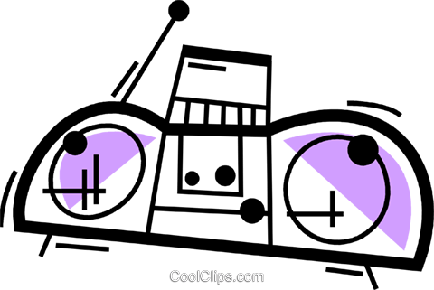 Portable Cassette Players Royalty Free Vector Clip - Portable Cassette Players Royalty Free Vector Clip (480x321)