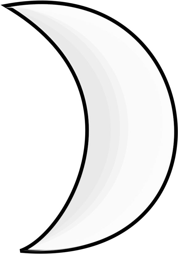 Moon - Moon Silver Clip Art (958x958)