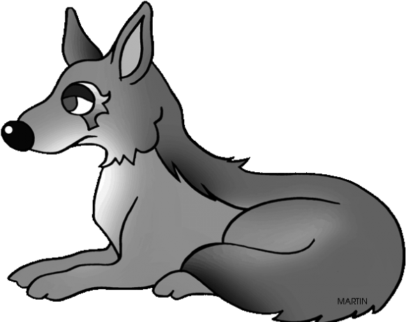 Jackal Clipart Transparent - Cartoon (640x480)