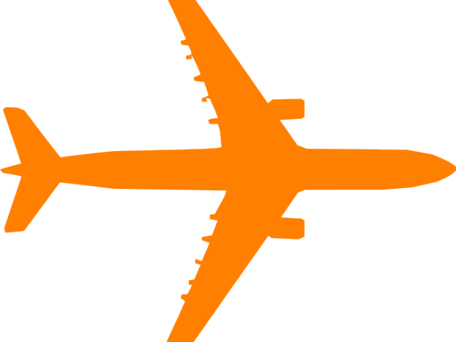Flight Clipart Orange - Lancaster Bomber Size Comparison (640x480)