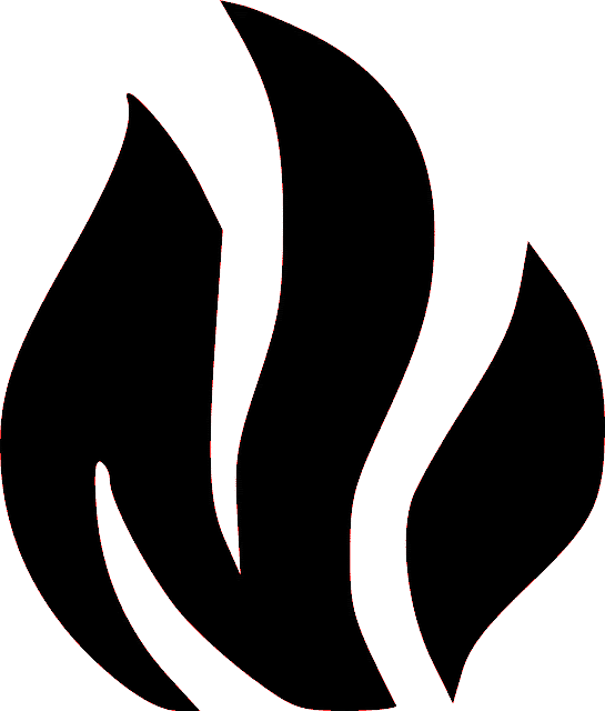 Bringing You The Hidden Knowledge That You Long For - Fire Clipart Png Black And White (545x640)