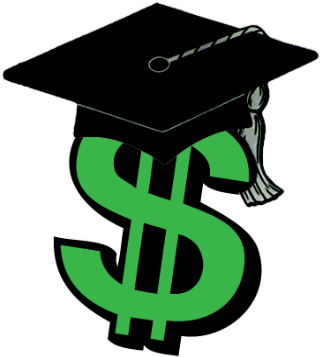 Picture Of Clip Art Of Money Student Loan Servicing - Student Loan Clipart (353x367)