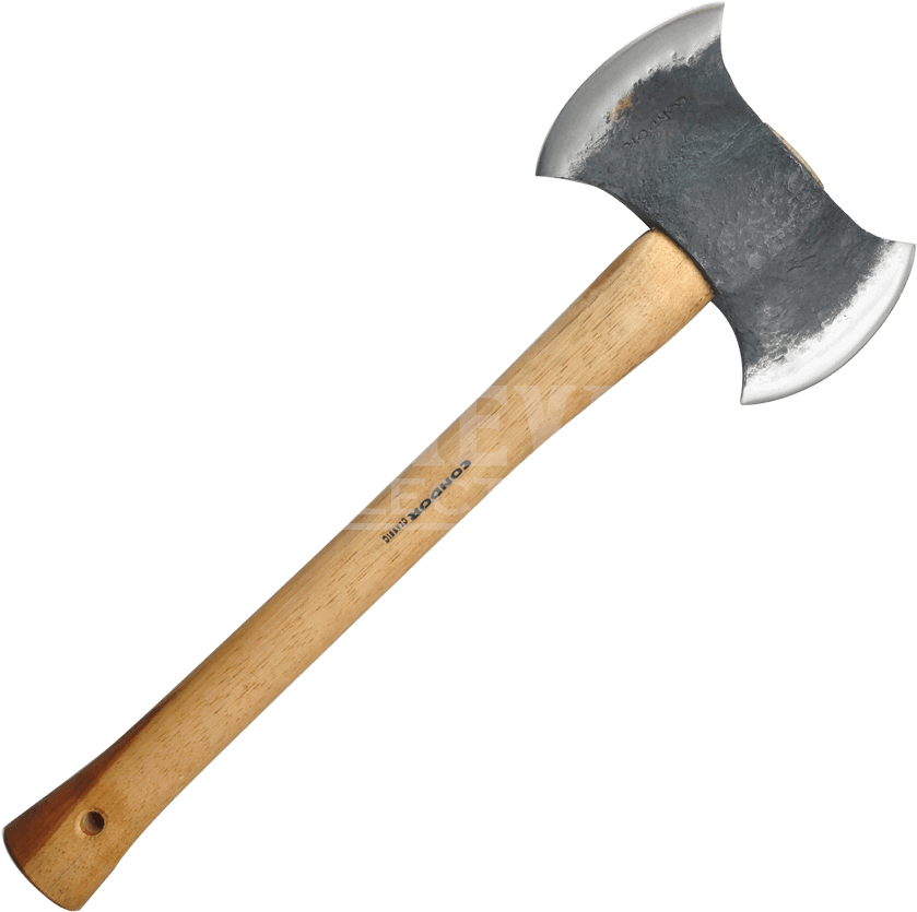 Ax Clipart Hatchet Book - Double Headed Axe Drawing (862x862)