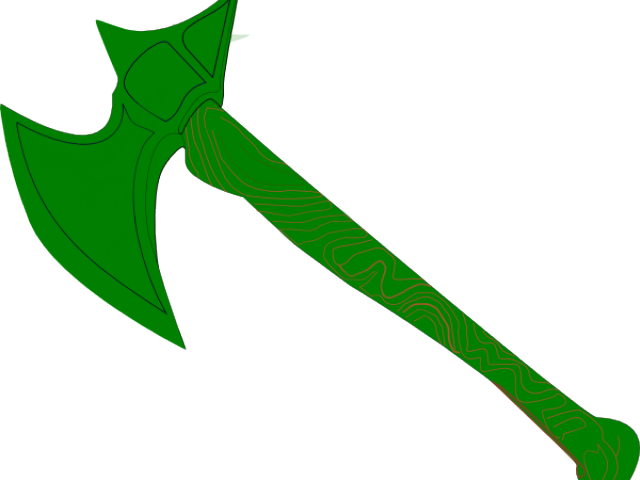 Axe Clipart Green - Axe Clipart Green (640x480)