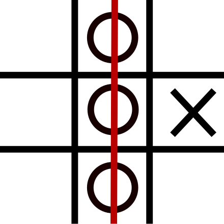 A Complete Game Of Wild Tic Tac Toe - Wild Tic-tac-toe (440x440)