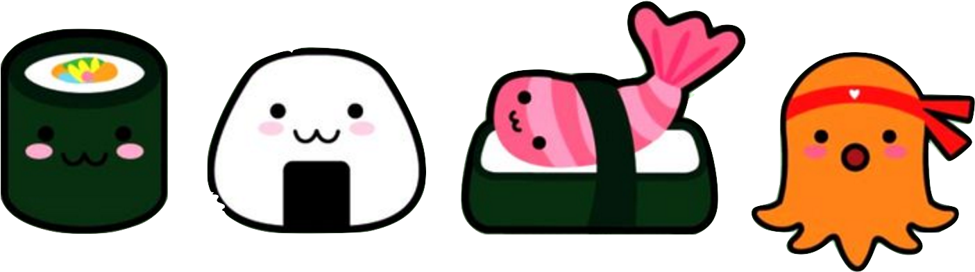 Sushi Tic Tac Toe - Cute Japanese Facebook Cover (1458x418)