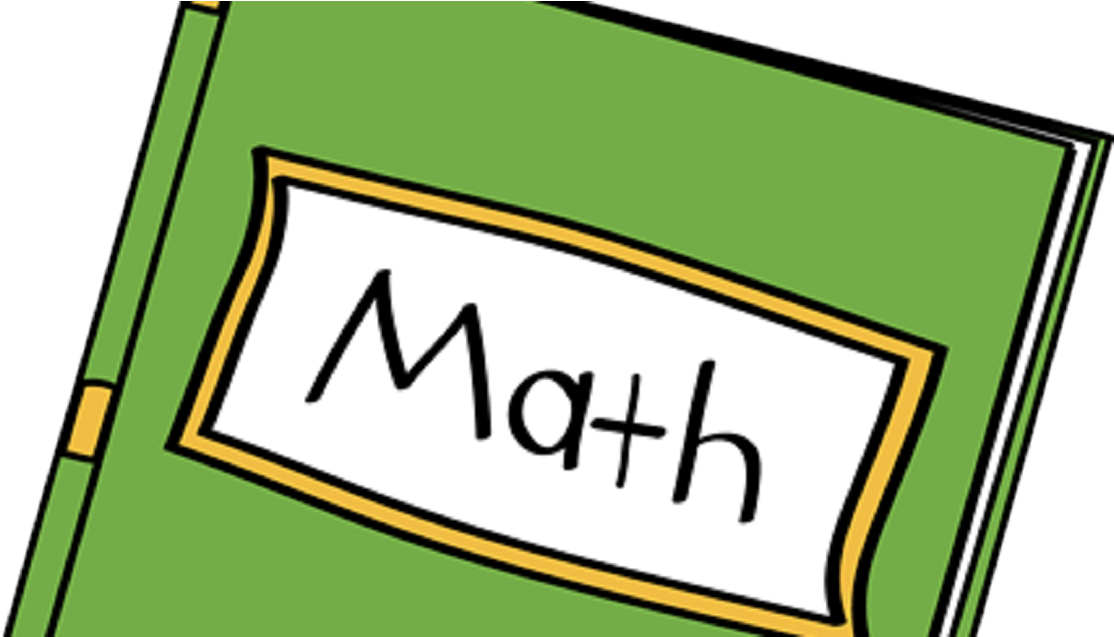 Grid Clipart Math Book - Math Book Cartoon Png (1200x636)