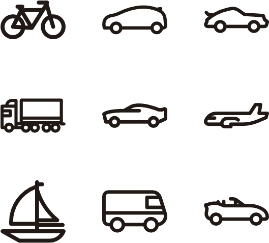 Car Icons Minimalist - Minimal Car Icon Png (600x564)