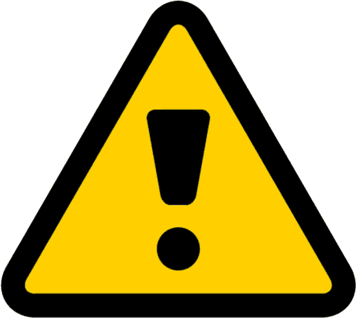 Call For International Boycott Of Recruitment Auditions - Yellow Warning Triangle (800x800)