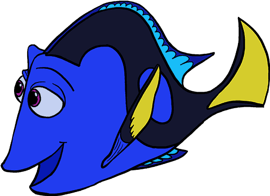 Dory Clipart Side - Clipart Finding Nemo Transparent (678x600)