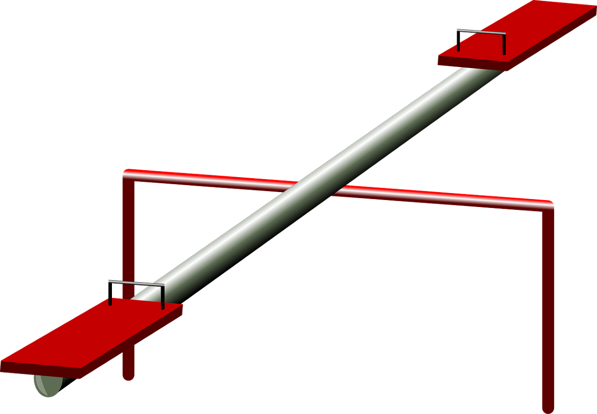 Seesaw - Source - Pixabay - Seesaw Png (1200x832)