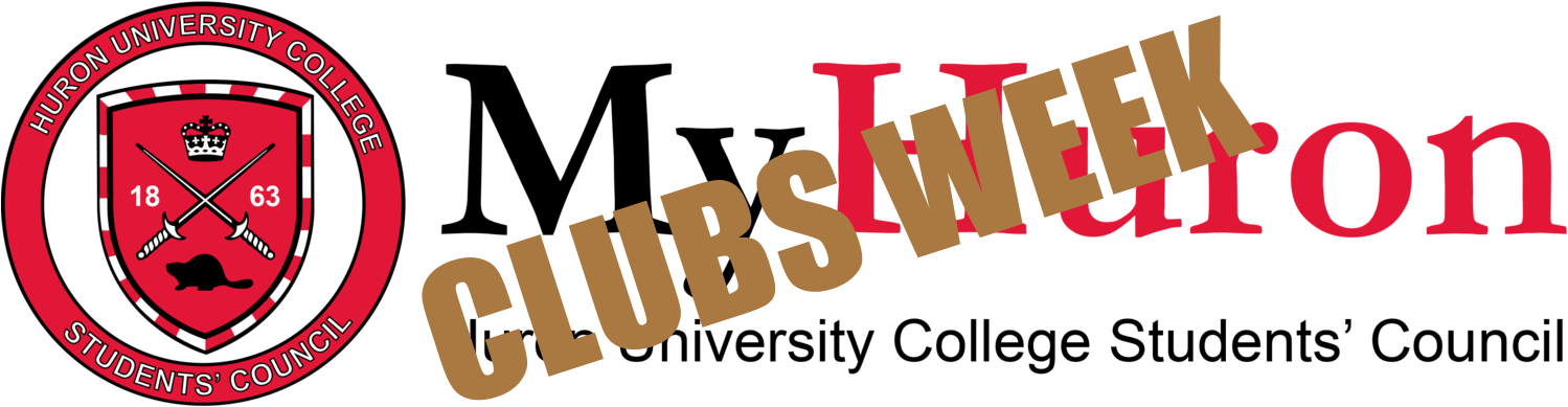 Clubbing In The Caf - Huron University College Logo (1500x477)