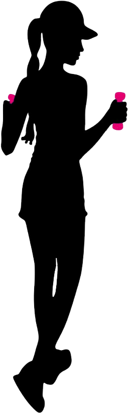 Strong Is The New Skinny - White Silhouette Workout Transparent (310x852)