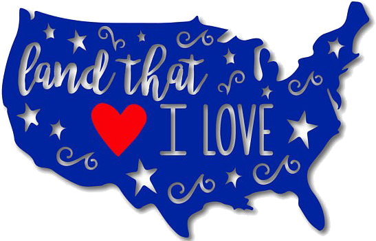 I Love America Png - If Only Men Voted 2016 (570x462)