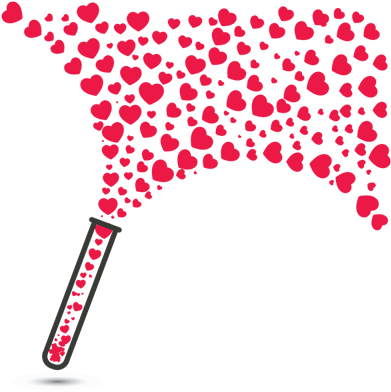 Love Health And Happiness - Science Love Png (400x400)