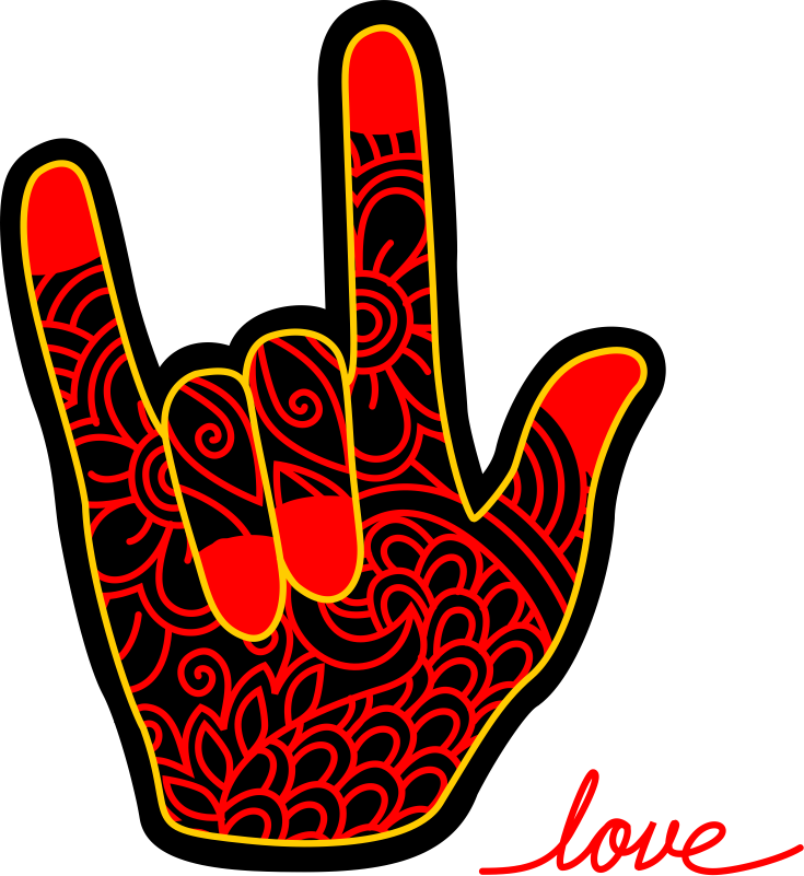 Talk To My Hand - Illustration (735x801)