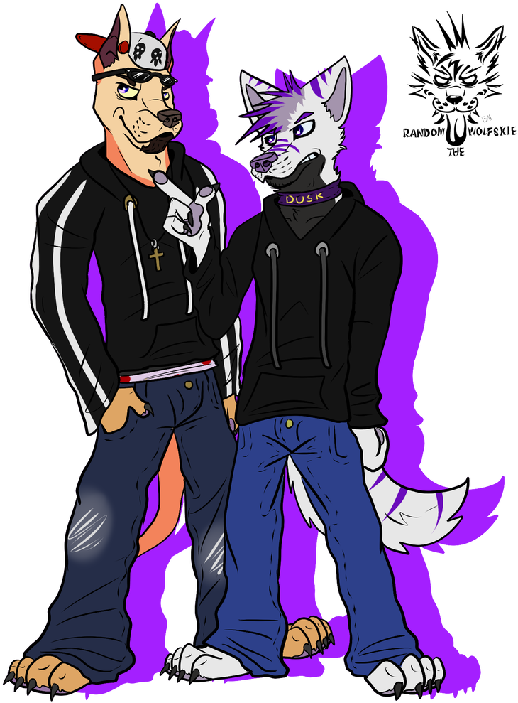 You Better Talk To My Pimp Hand By Randomthewolfskie - Cartoon (784x1020)