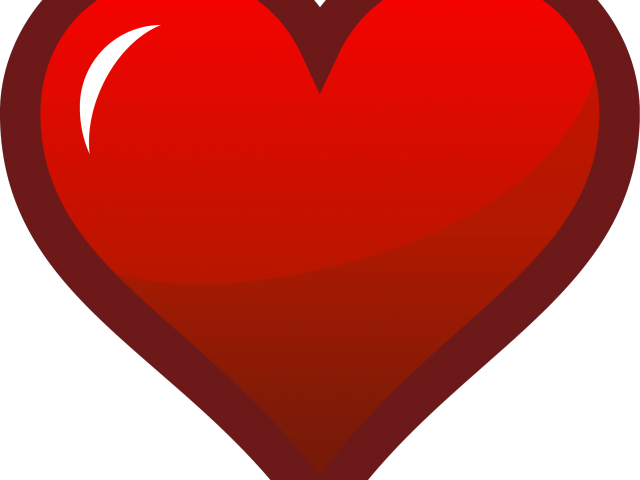 Larger Clipart Red Heart - Red Heart Icon Png (640x480)