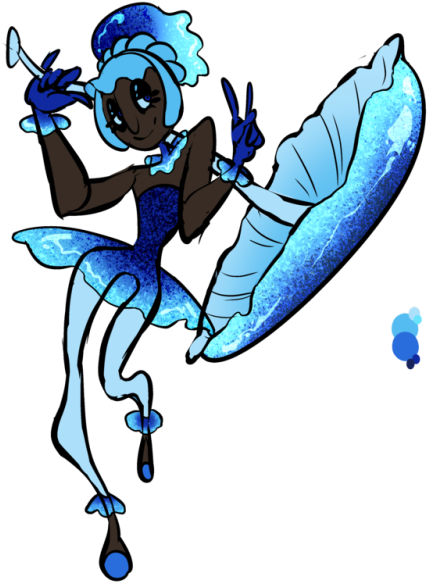 Pixie Parasol Prettiest Mushroom Ever - Cartoon (500x611)