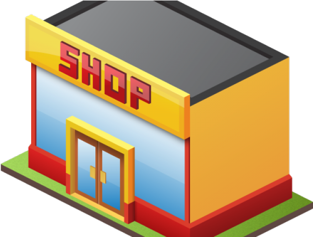 Retailer Cliparts Building - Retail Shop Icon Png (640x480)