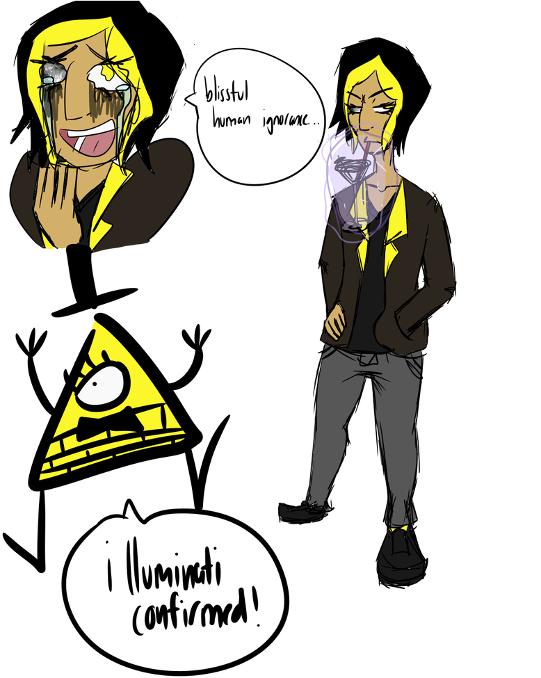 Bill Nye The Triangle Guy By Protectphoenixwright - Cartoon (800x1000)