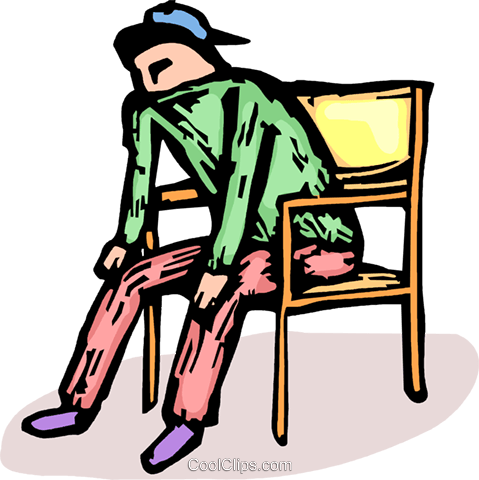 Person Sitting In A Chair Royalty Free Vector Clip - Pessoa Sentada Na Cadeira Png (479x480)