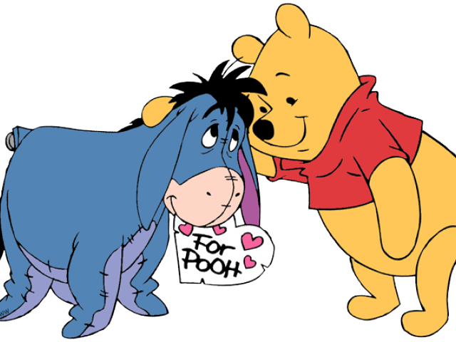 Winnie The Pooh Clipart Eeyore - Winnie The Pooh And Eeyore Png (640x480)