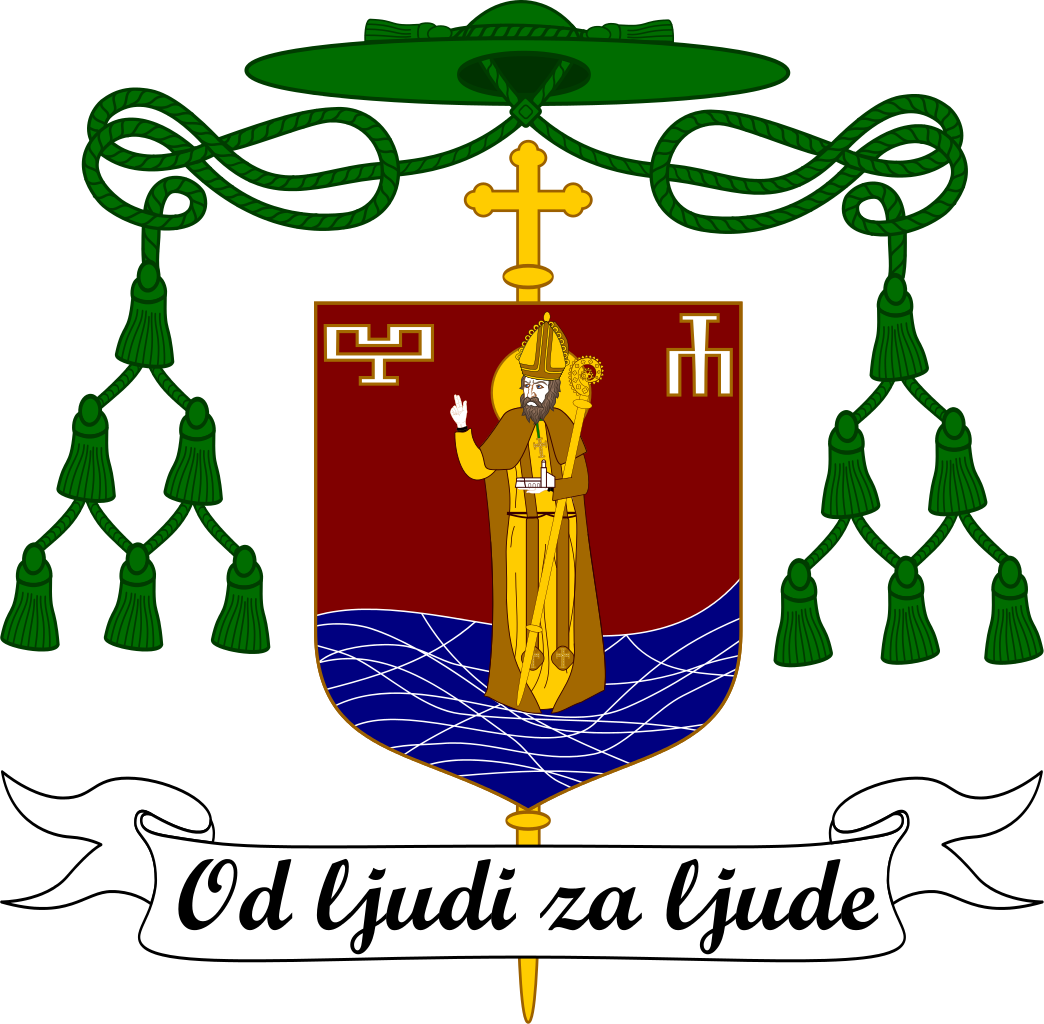 Coat Of Arms Of Bishop Mate Uzinić - Roman Catholic Archdiocese Of Lingayen-dagupan (1044x1024)