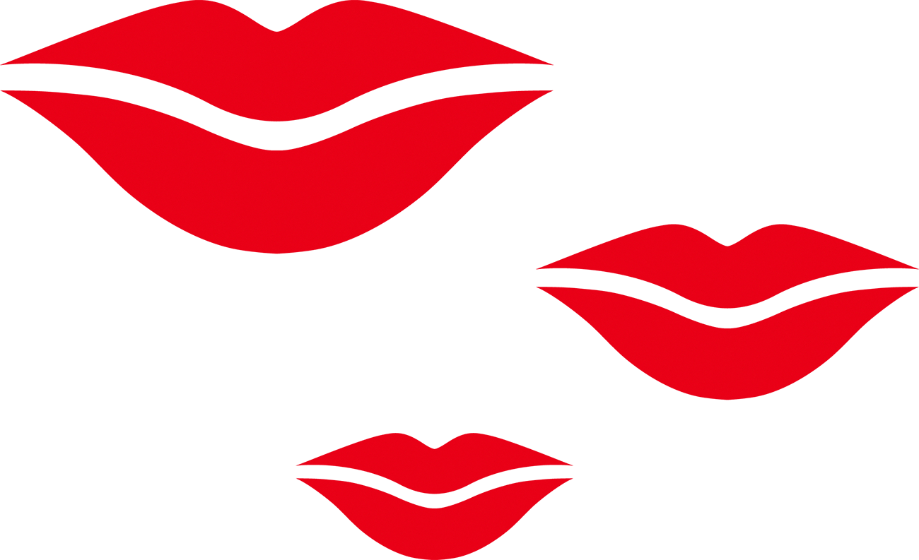 Gum Clipart Red Lipstick - Lips (1300x793)