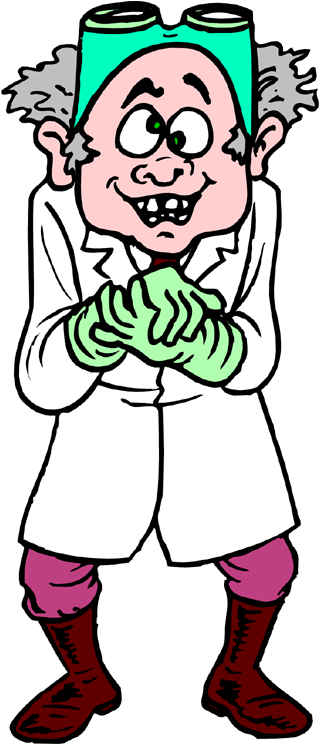 Dr - Frankenstein - Evil Scientist Clip Art (326x750)