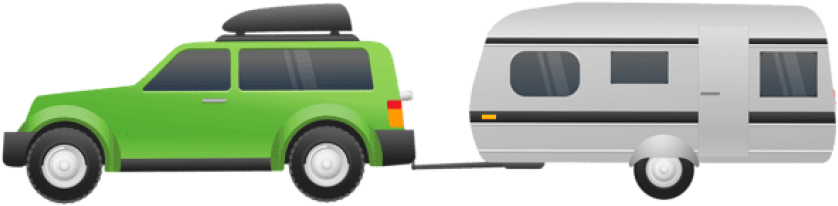 Free Png Download Car With Caravan Clipart Png Photo - Car And Caravan Clipart (850x217)
