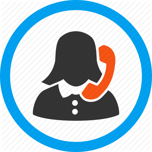 Clip Art Transparent Download Call Center Communication - Receptionist Icon (512x512)