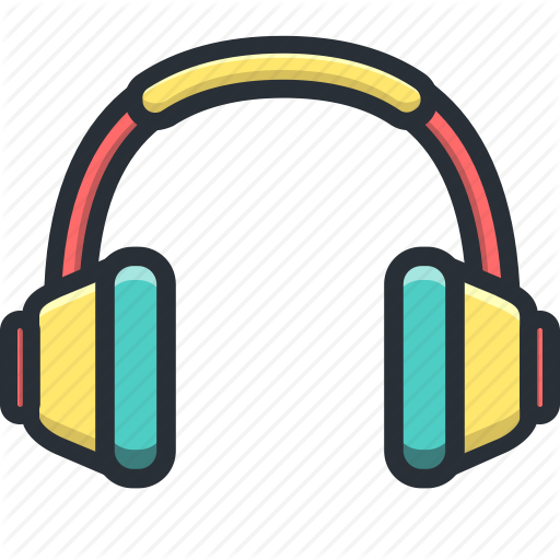 Headphone Clipart Call Center Headset - Circle (512x512)