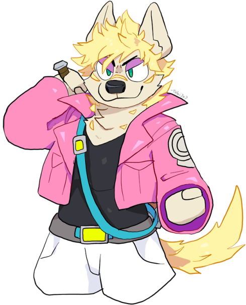 Had To Draw My Sona Dressed Up As Trunks My Main In - Cartoon (500x618)