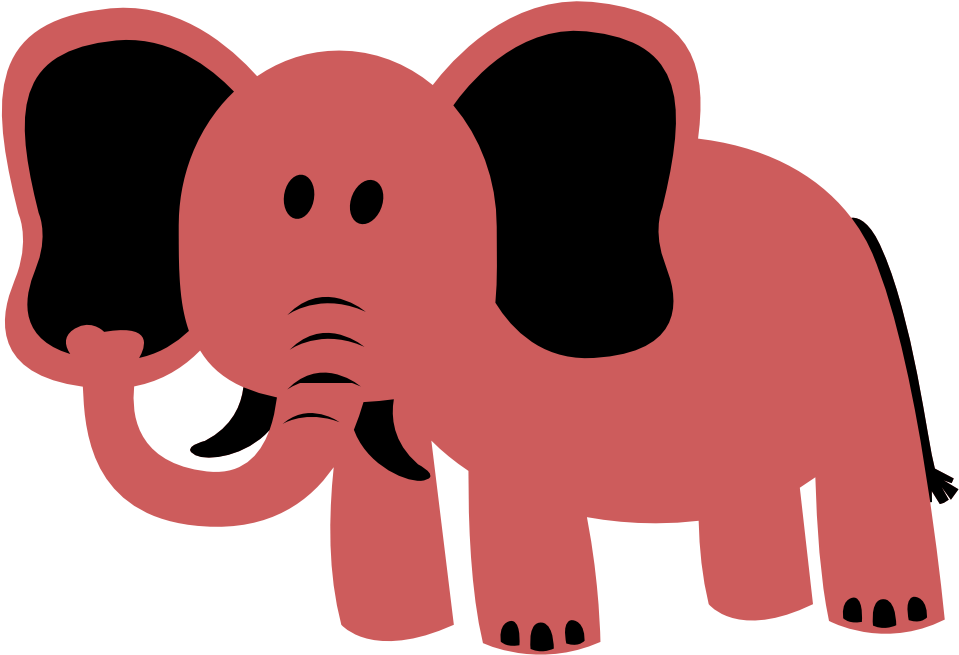Free Image On Pixabay - Purple Elephant Clipart (999x999)