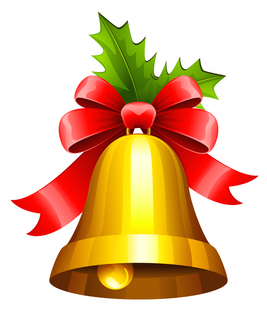 Christmas Bell Pictures - Christmas Bells Clipart Png (881x1024)