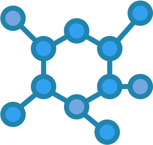 Branched Peptides - Glucose Molecule Icon (512x512)