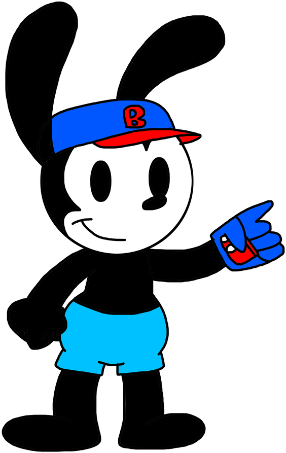 Oswald's Rooting For The Red Sox By Mega Shonen One - Cartoon (894x894)